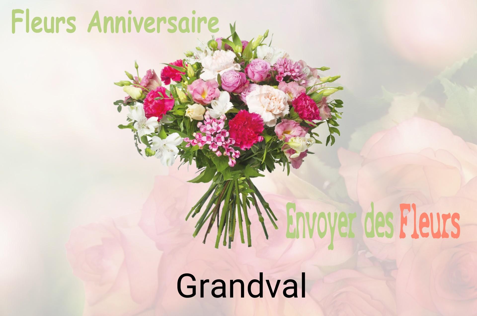 Bouquet de fleurs d’anniversaire livré à Grandval
